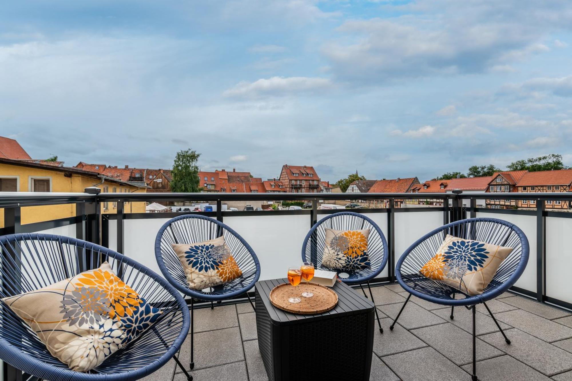 Design-Wohnung, Altstadt, Parkplatz, Netflix Quedlinburg Exterior photo